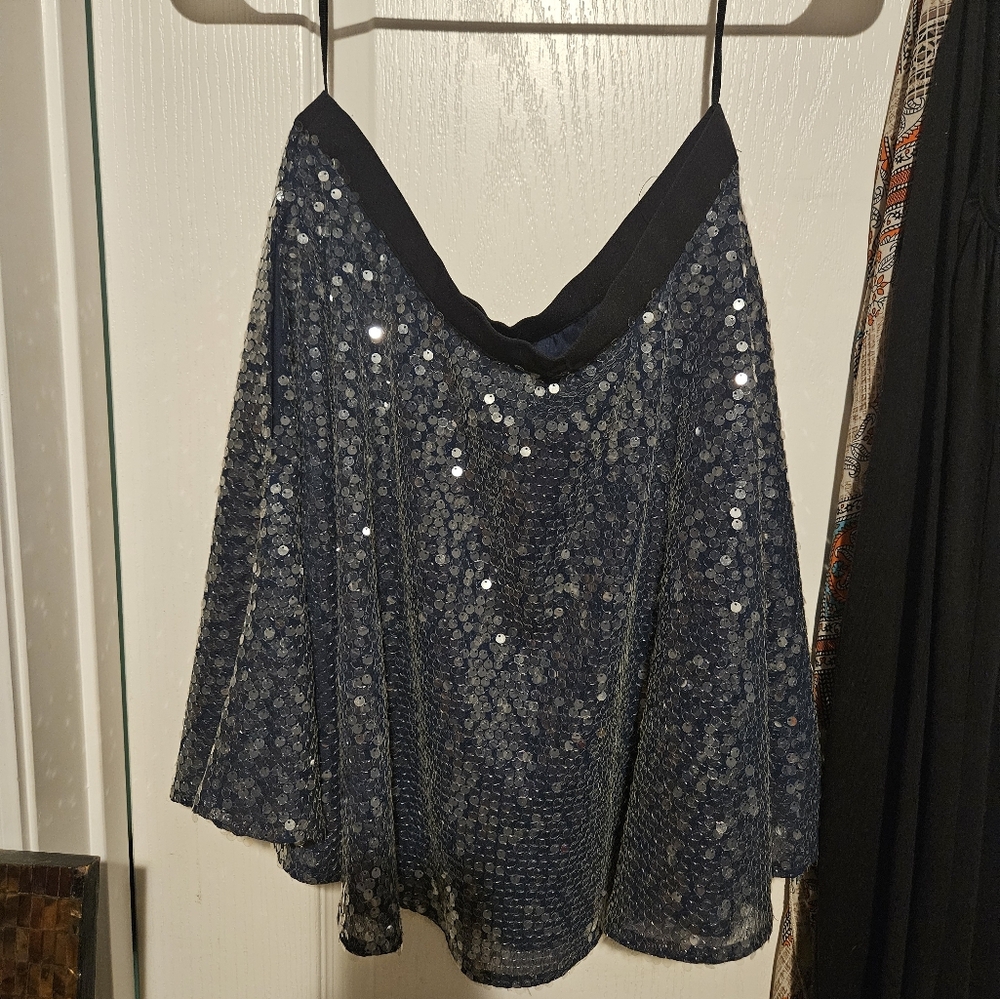 Sequined Skater Skirt - Picture 2 of 7